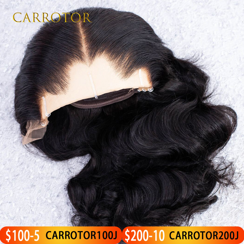 Pre Parted 13X4 Lace Front Bob Wig - باروكات قصيرة بوب بدون صمغ موجة