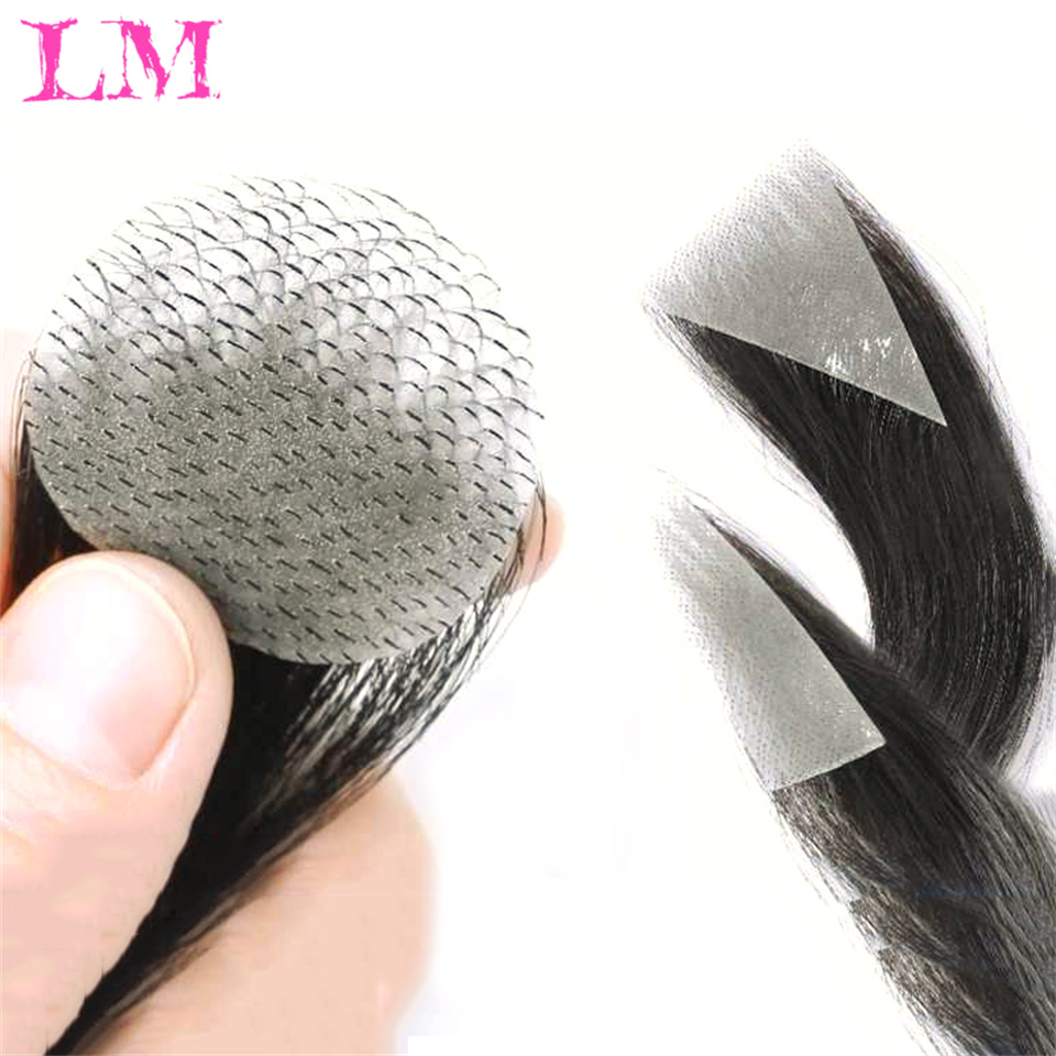 Seamless Clip In Hair Extensions Human Hair - LM شعر بشري طبيعي الانفجارات للنساء