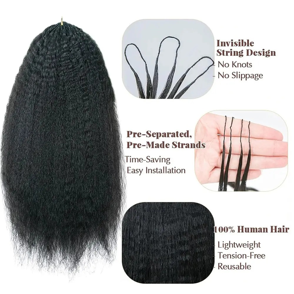 شعر طبيعي بشري كروشيه بدون عقد - مراجعة Human Hair Wigs وسعره