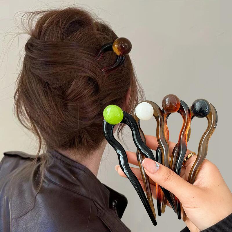 دبابيس شعر على شكل حرف U مزينة - مراجعة Hair Bundles وسعره
