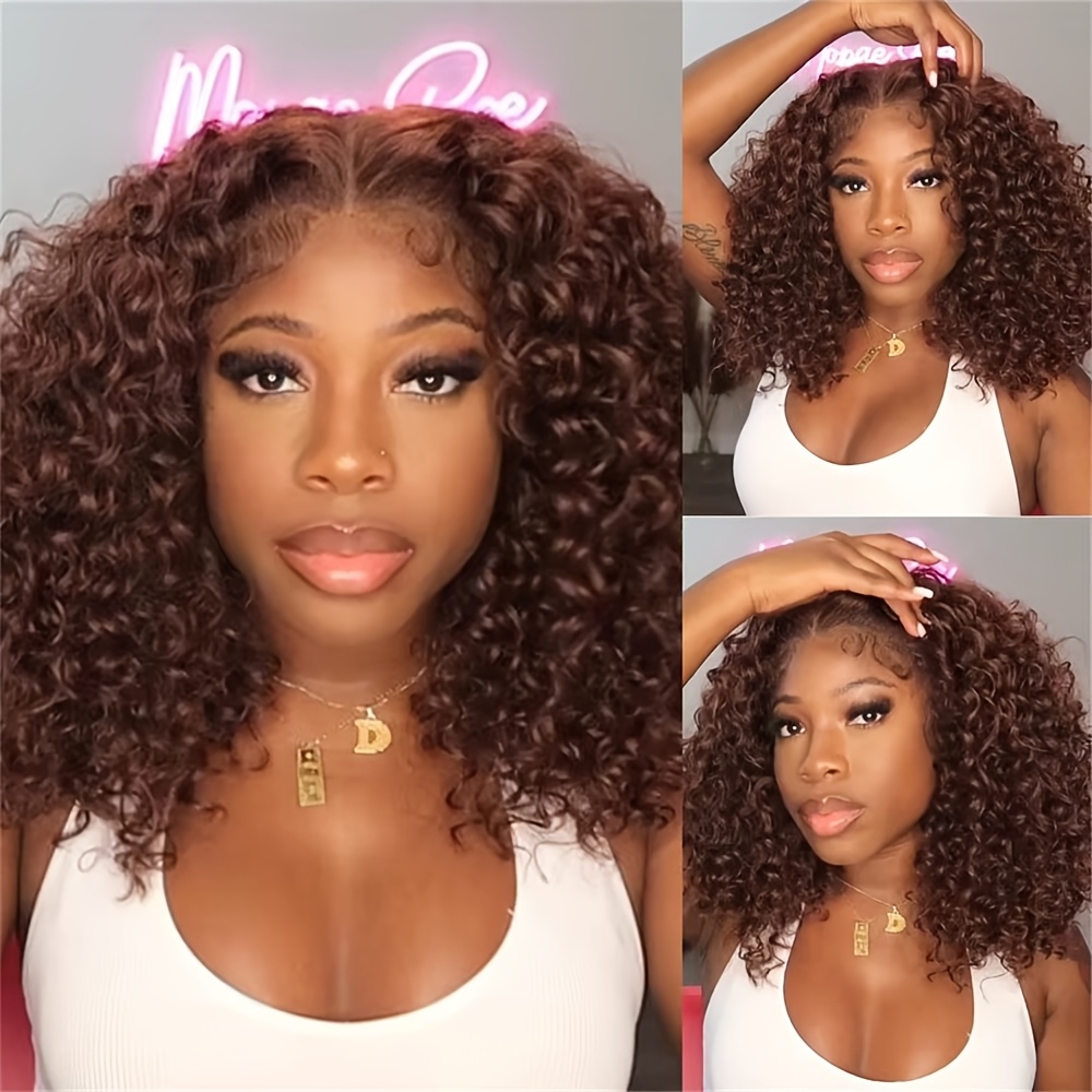 شعر مستعار قصير مجعد من شعر طب - مراجعة Glueless Wear And Go Human Hair Wig وسعره