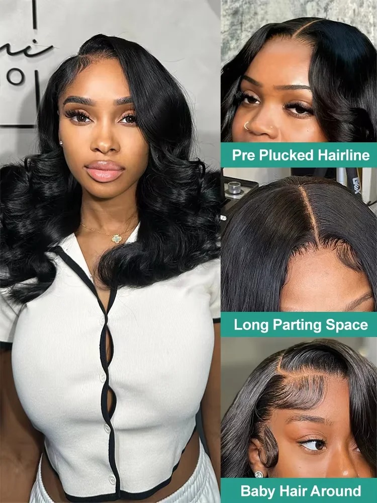 شعر مستعار بوب مموج من الشعر ا - مراجعة Glueless Wear And Go Human Hair Wig وسعره