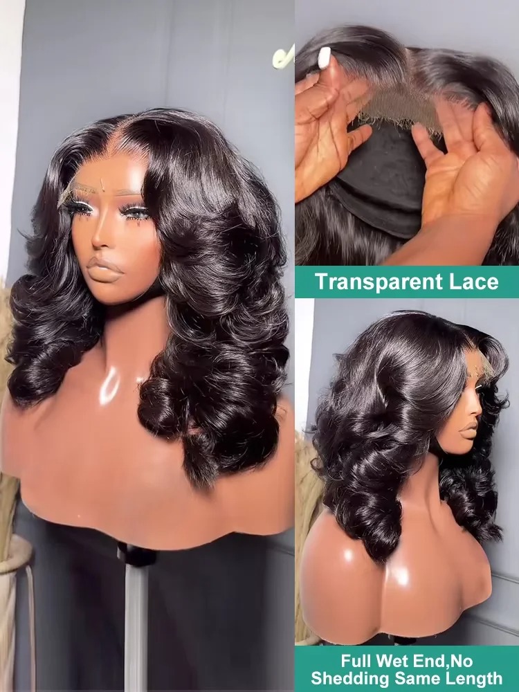 شعر مستعار بوب مموج من الشعر ا - مراجعة Glueless Wear And Go Human Hair Wig وسعره